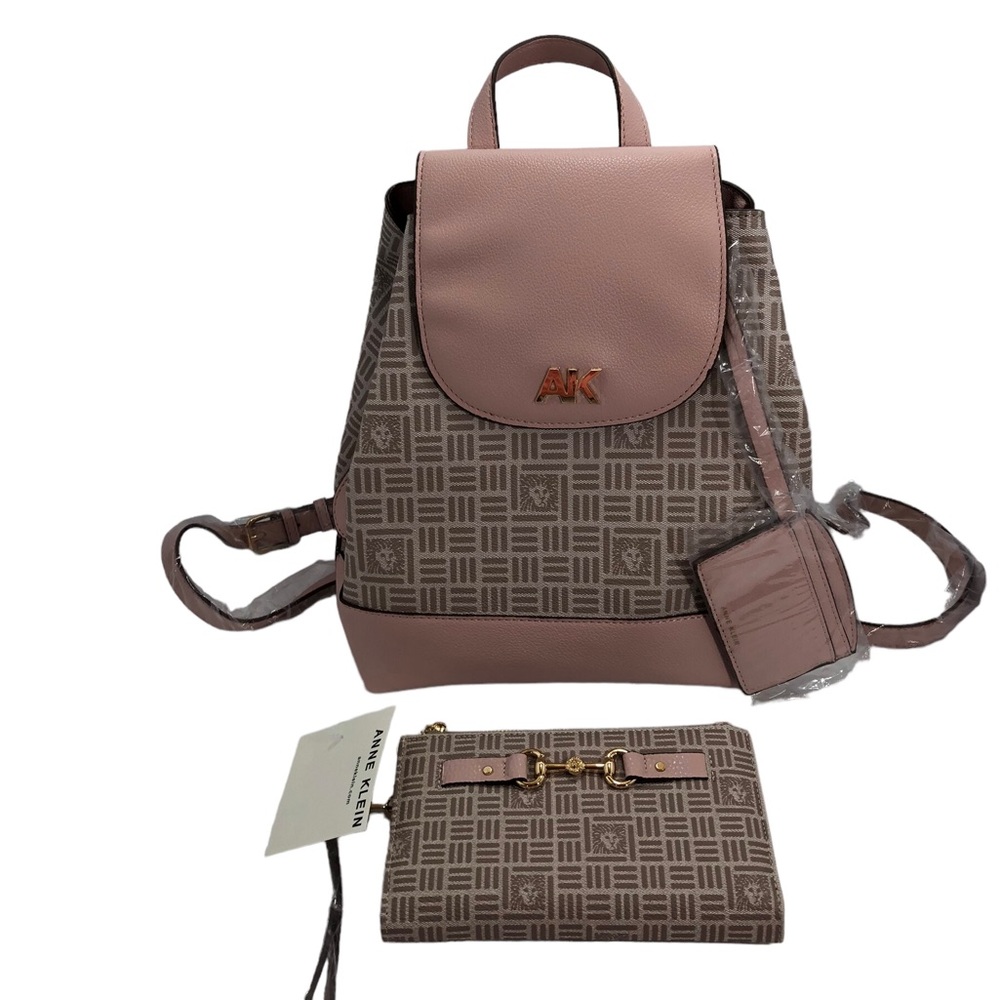 Anne Klein backpack and wallet bundle new with tags